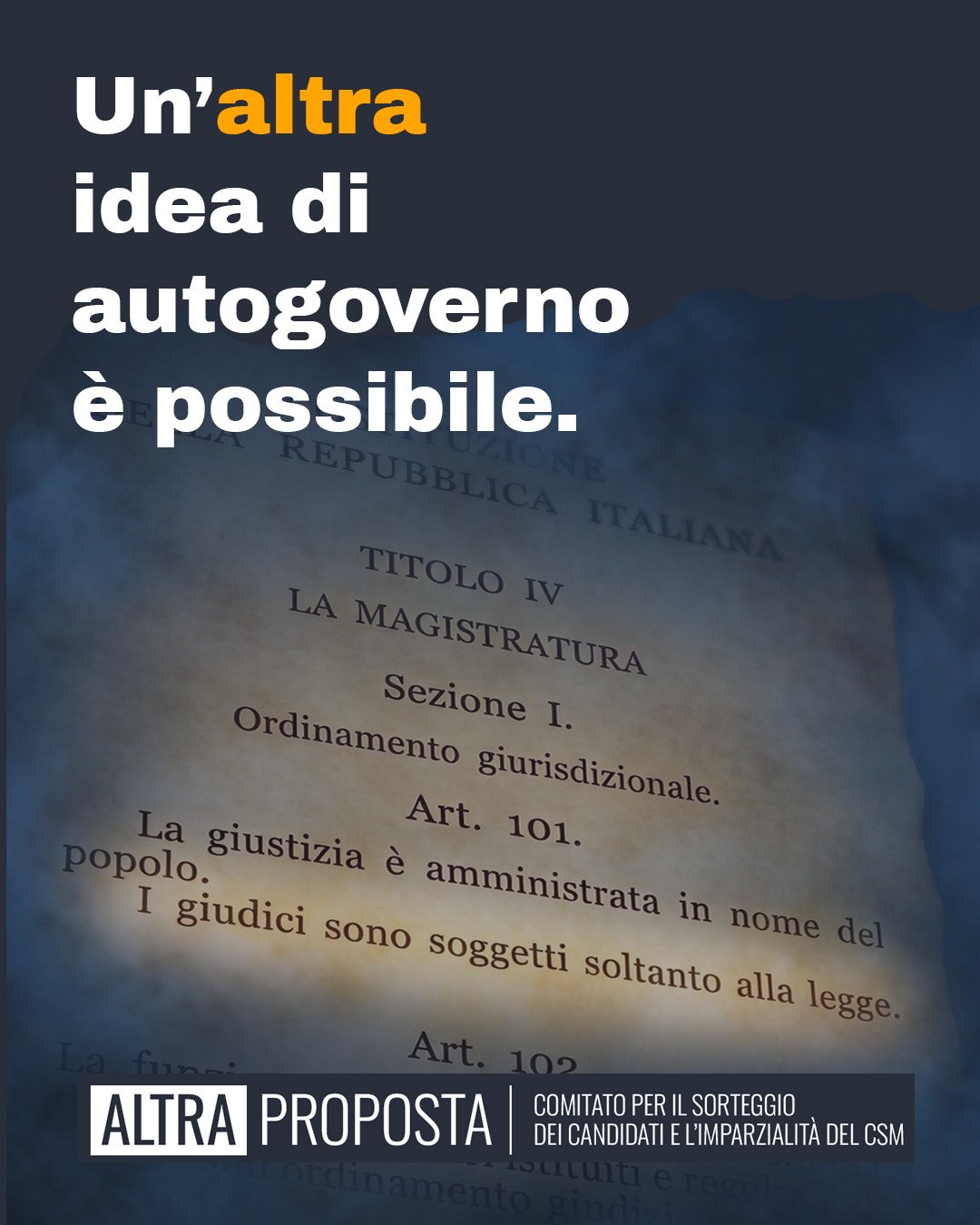 Un'altra idea di autogoverno è possibile