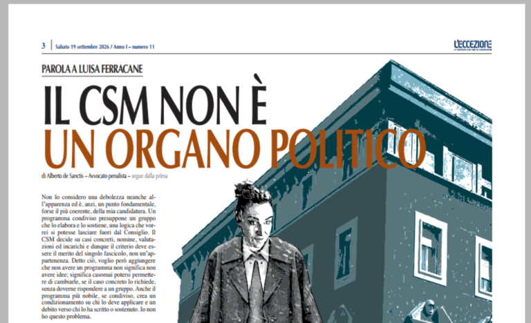 Elezioni csm 2026 Luisa Ferracane intervista