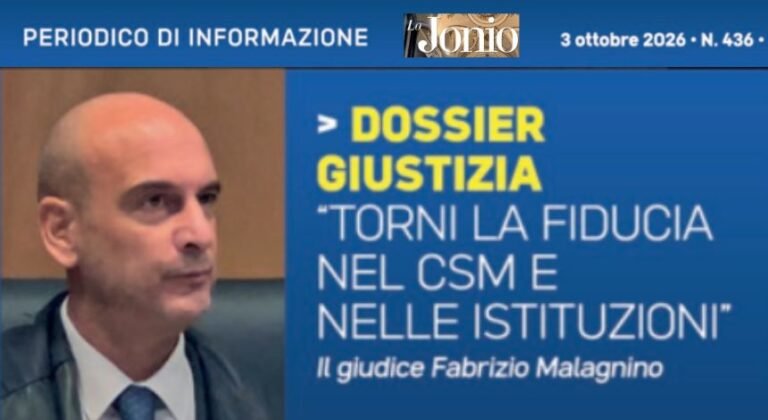 «Il CSM? Sia un baluardo  dell’indipendenza della magistratura»